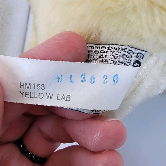 Webkinz Yellow Lab Plush HM153 by Ganz Stuffed Animal Dog Toy with “W” Tag - Picture 8 of 9